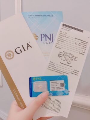 Viên chủ tròn kim cương